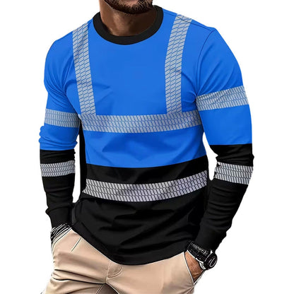🏃‍♂️ Camiseta deportiva de manga larga para hombre: transpirable, con un estampado discreto, ideal para los días activos