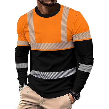 🏃‍♂️ Camiseta deportiva de manga larga para hombre: transpirable, con un estampado discreto, ideal para los días activos