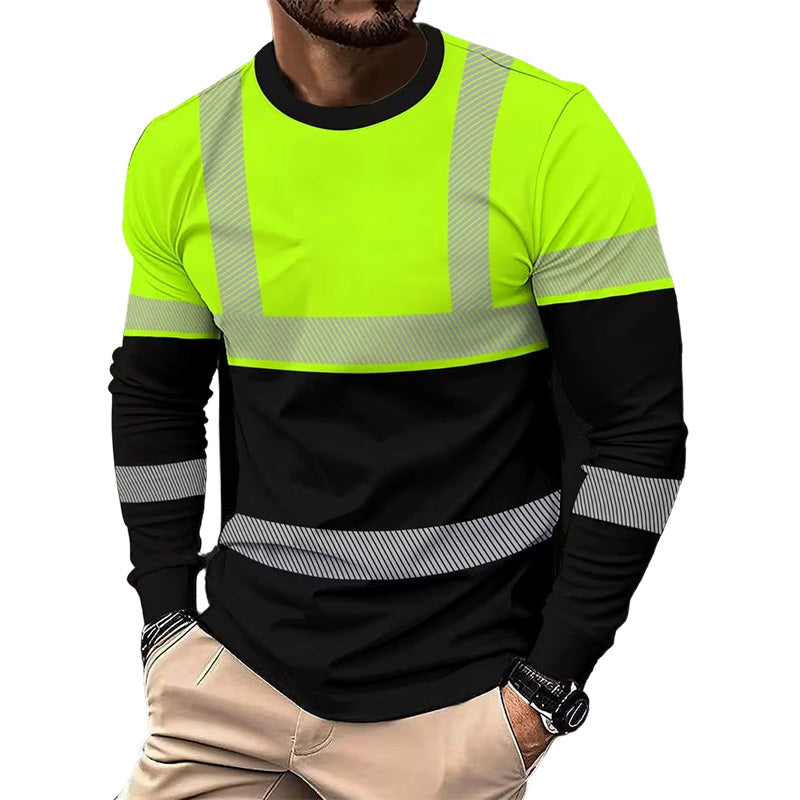 🏃‍♂️ Camiseta deportiva de manga larga para hombre: transpirable, con un estampado discreto, ideal para los días activos