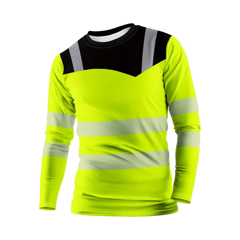 🏃‍♂️ Camiseta deportiva de manga larga para hombre: transpirable, con un estampado discreto, ideal para los días activos