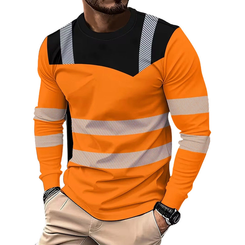 🏃‍♂️ Camiseta deportiva de manga larga para hombre: transpirable, con un estampado discreto, ideal para los días activos