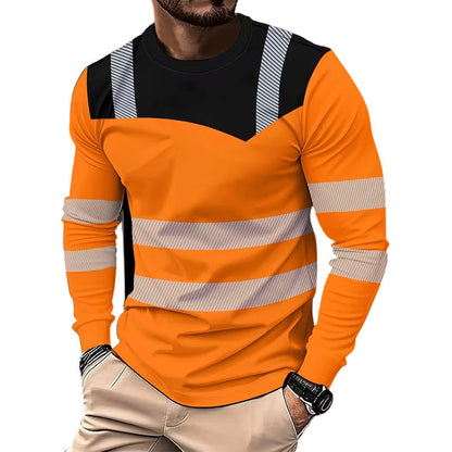 🏃‍♂️ Camiseta deportiva de manga larga para hombre: transpirable, con un estampado discreto, ideal para los días activos
